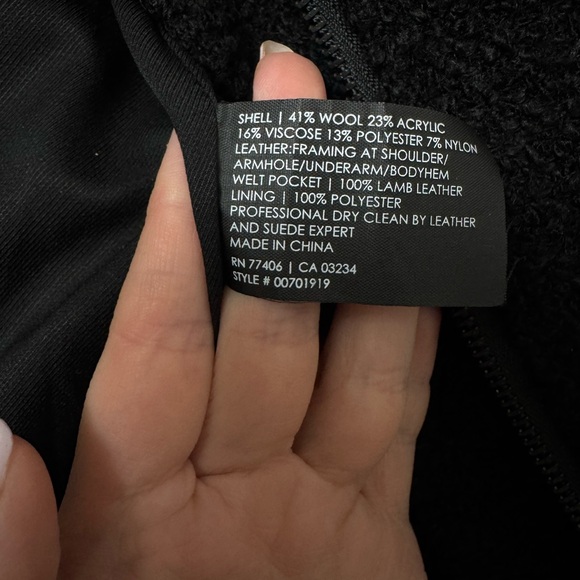 Club Monaco Wool/lambskin Jacket - Picture 8 of 13